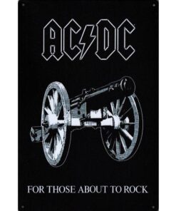 AC/DC For Those About to Rock - metalen bord