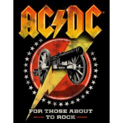 AC/DC For those about to Rock - metalen bord