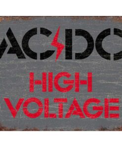 AC/DC High Voltage - metalen bord