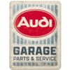 Audi Garage - metalen bord