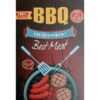 BBQ Best Meat - metalen bord