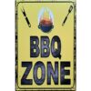 BBQ Zone - metalen bord