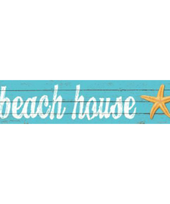 Beach House - metalen bord