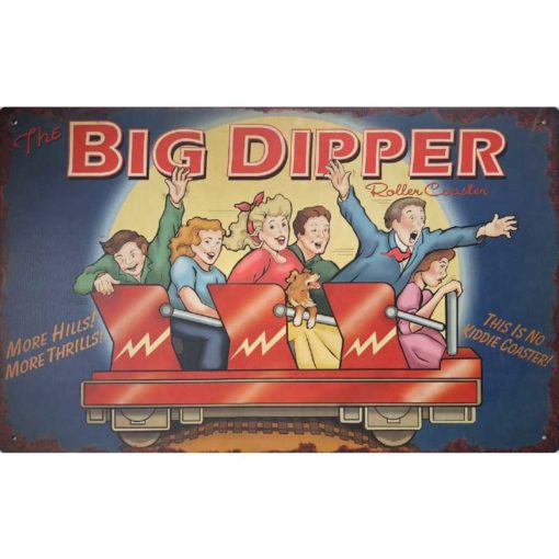 Big Dipper - metalen bord