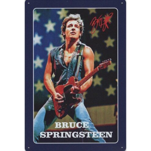 Bruce Springsteen - metalen bord