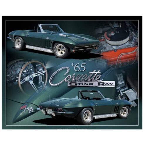 CHEVROLET CORVETTE STINGRAY 1965 CONVERTIBLE - metalen bord