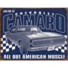Camaro 1967 - metalen bord