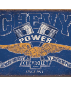 Chevrolet Chevy Power - metalen bord
