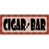 Cigar Bar - metalen bord