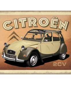 Citroën - 2CV - metalen bord