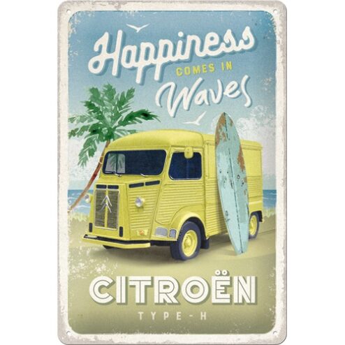 Citroën Type H - Waves - metalen bord