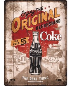 Coca-Cola Original Highway 66 - metalen bord