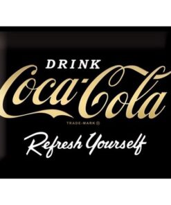 Coca Cola Refresh Yourself – Special Metallic Edition - metalen bord