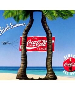 Coca-Cola Think Summer - metalen bord
