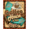 Coffee House - metalen bord