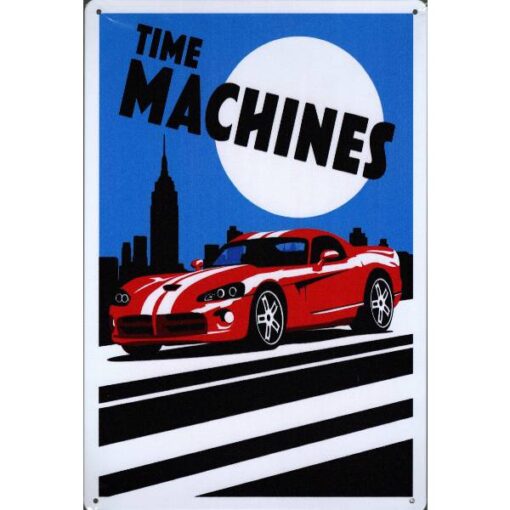 Corvette Time Machines - metalen bord