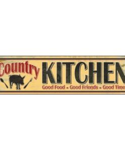 Country Kitchen - metalen bord