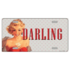 Darling - metalen bord