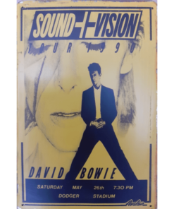 David Bowie Sound and Vision - metalen bord