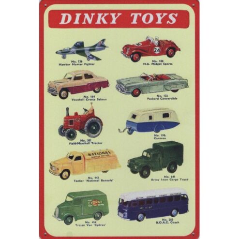 Dinky Toys - metalen bord