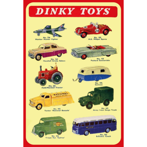 Dinky Toys - metalen bord
