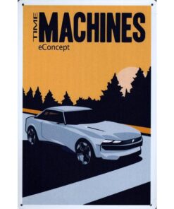 E-Concept Time Machines - metalen bord