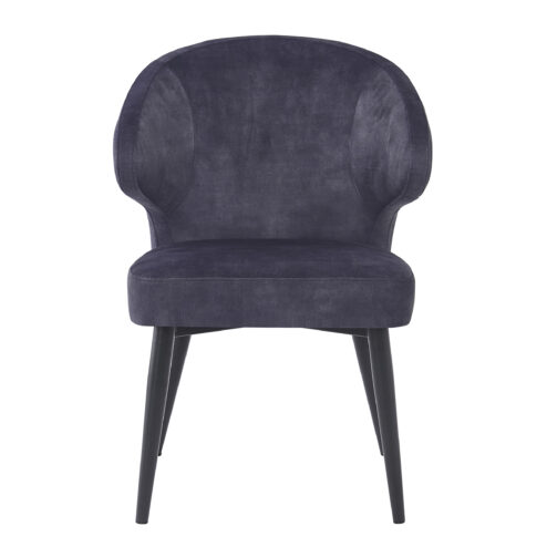 Eetkamerstoel Donna Anthracite Velvet