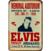 Elvis Presley Buffalo - metalen bord