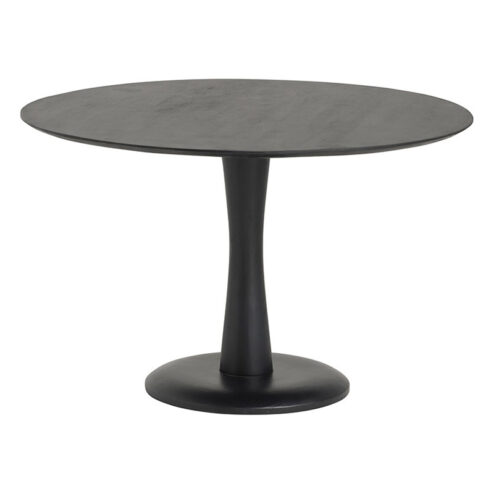 Albara Eetkamertafel Rond 120cm Zwart