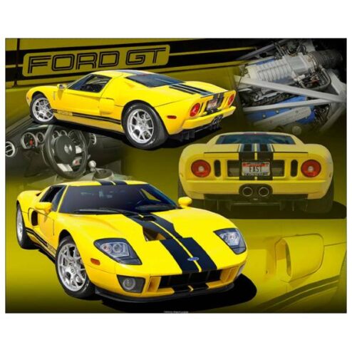 FORD GT - metalen bord