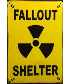 Fallout Shelter - metalen bord