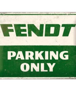 Fendt Parking Only - metalen bord
