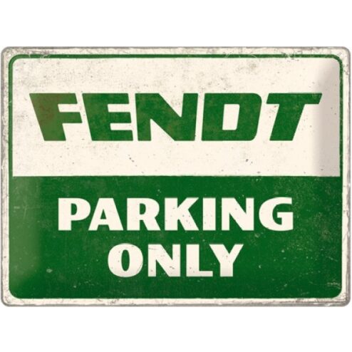 Fendt Parking Only - metalen bord