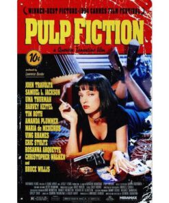 Film Pulp Fiction - metalen bord
