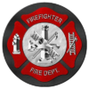 Firefighter - metalen bord