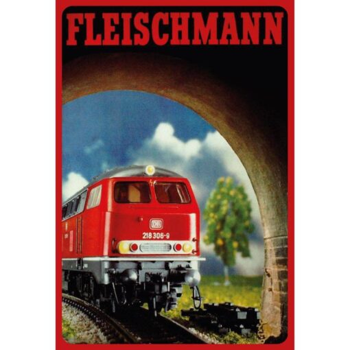 Fleischmann DB 218 306-9 - metalen bord