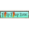 Flip Flop Zone - metalen bord
