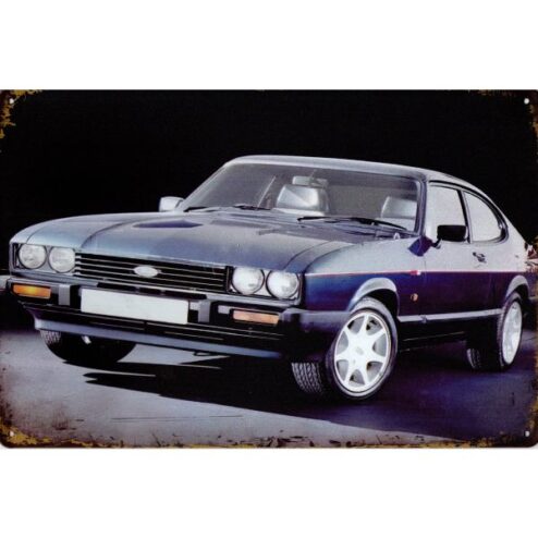 Ford Capri - metalen bord