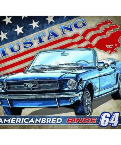 Ford Mustang AmericanBred - metalen bord