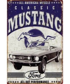 Ford Mustang Classic - metalen bord