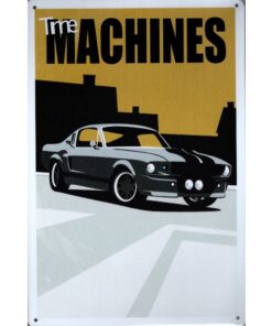 Ford Mustang Time Machines - metalen bord