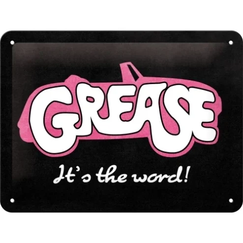 Grease - It's the word! - metalen bord