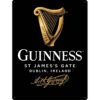 Guinness Harp - metalen bord