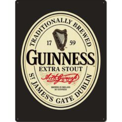 Guinness Label - metalen bord