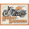 Harley Davidson - Motorcycles 1935 - metalen bord