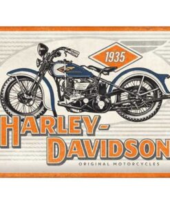 Harley Davidson - Motorcycles 1935 - metalen bord