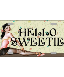 Hello Sweetie - metalen bord