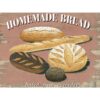 Home Made Bread - metalen bord
