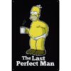 Homer the last perfect man - metalen bord