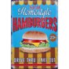 Homestyle Hamburgers - metalen bord